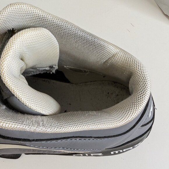 NIKE AIR MAX FULL COURT HIGH TOP BASKETBALL sneakers SIZE 9 or 42.5EU GRAY - Picture 12 of 15